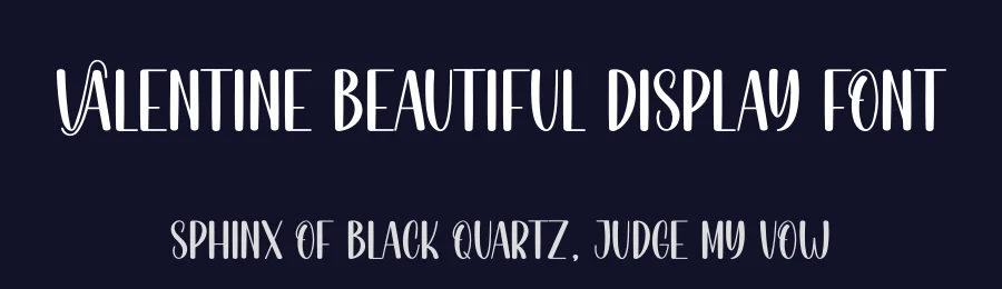 Valentine Beautiful Display Font by creativeletter — Display Font — thumbnail 2