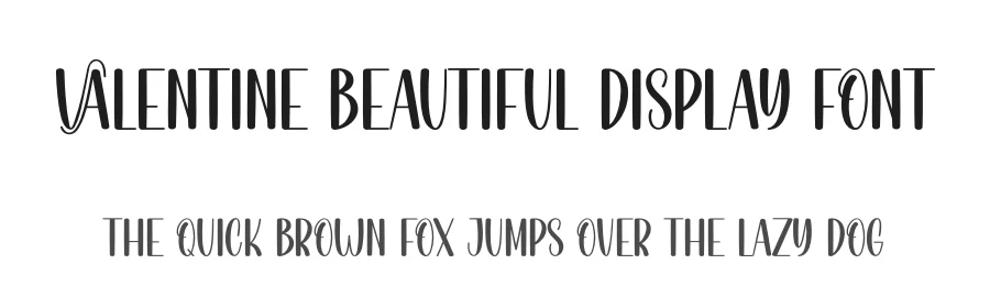 Valentine Beautiful Display Font by creativeletter — Display Font