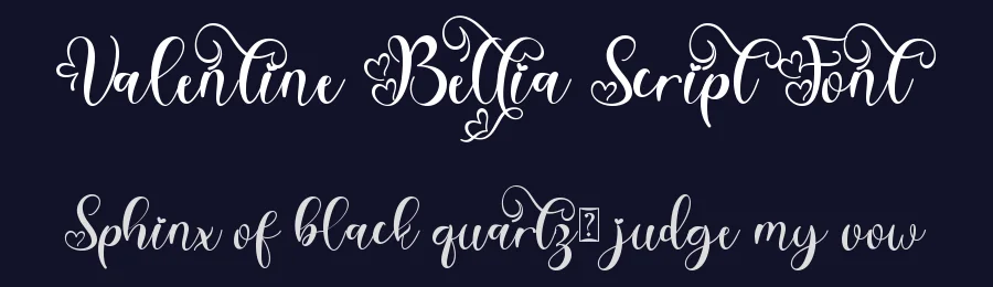 Valentine Bellia Script Font by Yoga Letter — Script Handwritten Font — thumbnail 2