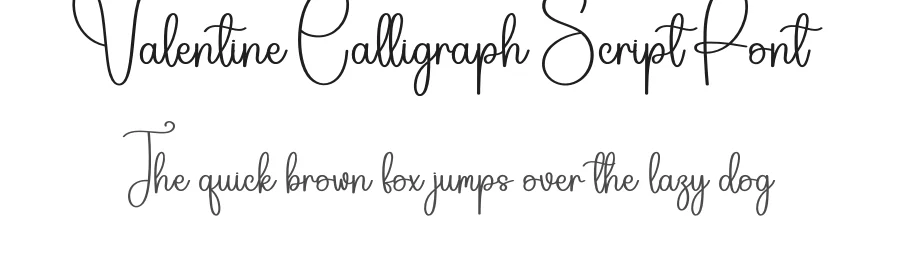 Valentine Calligraph Script Font by creativeletter — Script Handwritten Font
