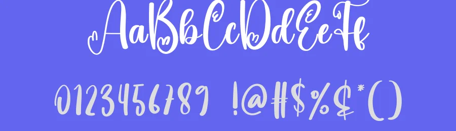 Valentine Calligraphy Font by creativeletter — Script Handwritten Font — thumbnail 3