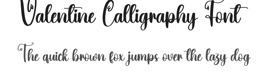Valentine Calligraphy Font by creativeletter — Script Handwritten Font