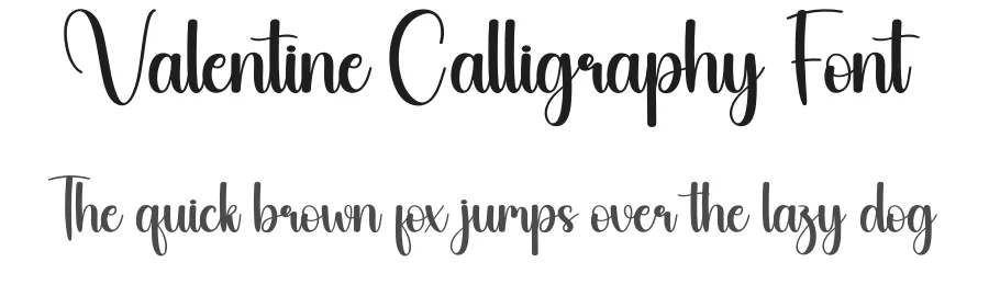 Valentine Calligraphy Font by creativeletter — Script Handwritten Font