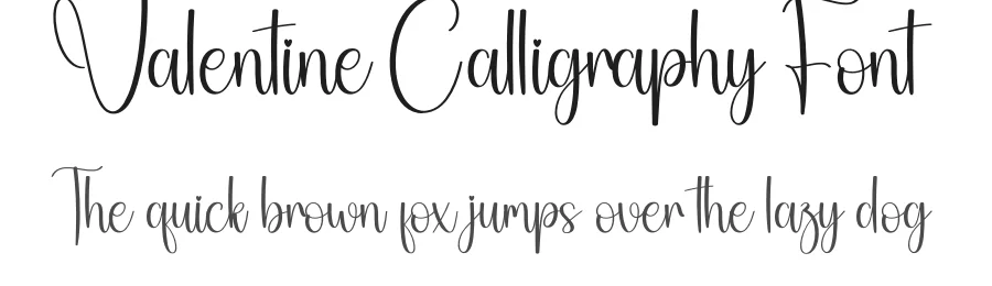 Valentine Calligraphy Font by creativeletter — Script Handwritten Font