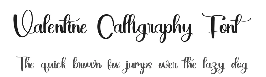 Valentine Calligraphy Font by inermediaSTUDIO — Script Handwritten Font