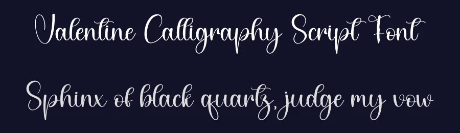 Valentine Calligraphy Script Font by creativeletter — Script Handwritten Font — thumbnail 2