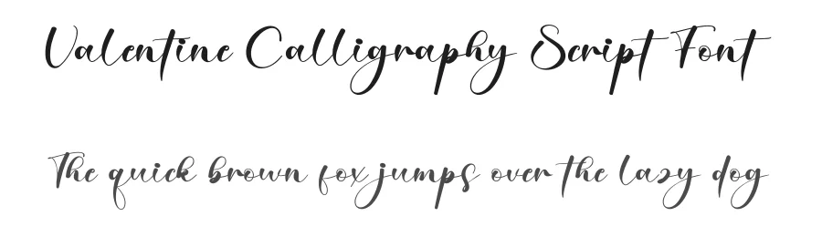 Valentine Calligraphy Script Font by creativeletter — Script Handwritten Font