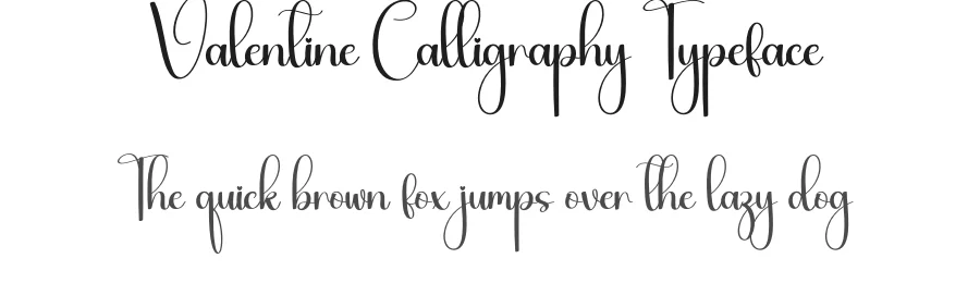 Valentine Calligraphy Typeface by Kecimpring — Script Handwritten Font