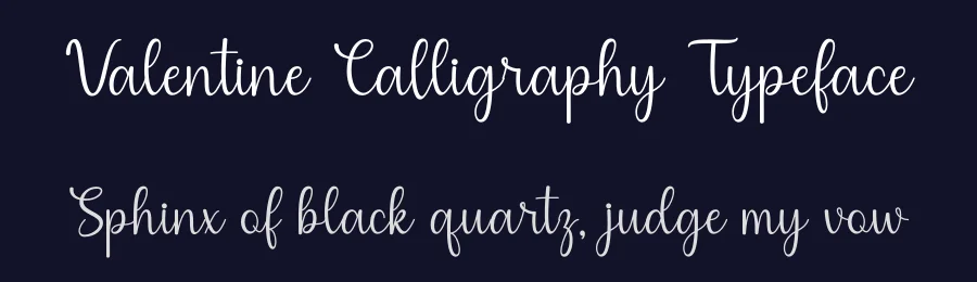 Valentine Calligraphy Typeface by DN Creative — Script Handwritten Font — thumbnail 2