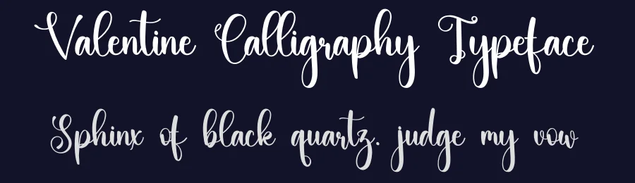 Valentine Calligraphy Typeface by freshtypeink — Script Handwritten Font — thumbnail 2