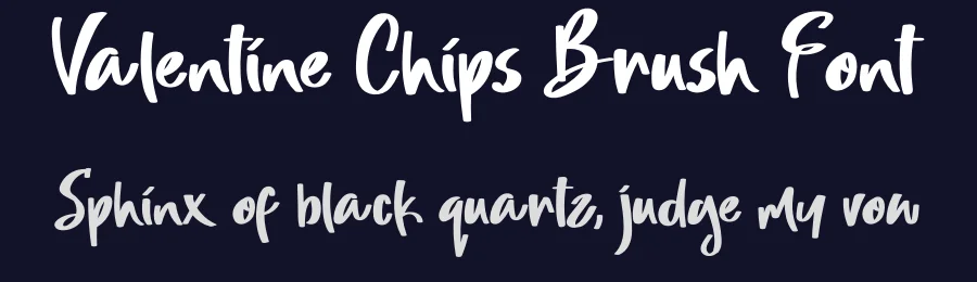 Valentine Chips Brush Font by levincreative — Script Handwritten Font — thumbnail 2
