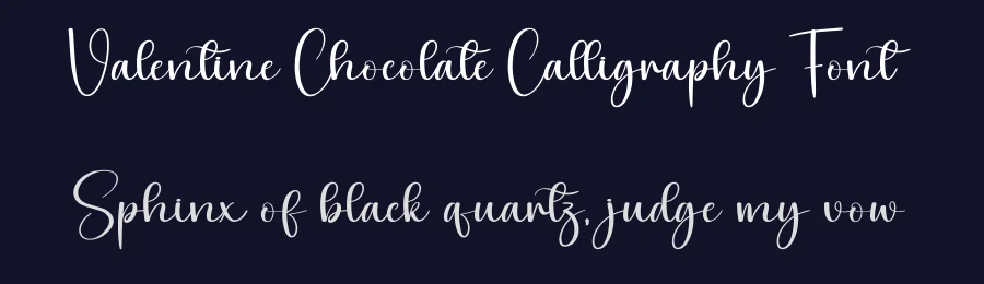 Valentine Chocolate Calligraphy Font by andikastudio — Script Handwritten Font — thumbnail 2