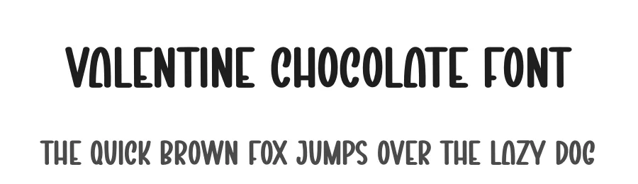 Valentine Chocolate Font by creativeletter — Script Handwritten Font