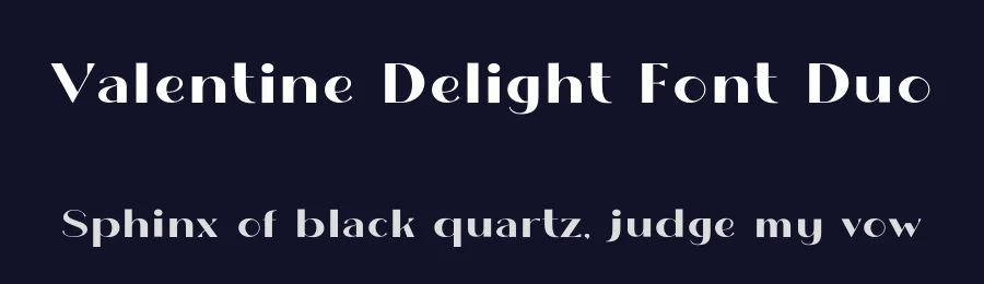 Valentine Delight Font Duo by Khurasan — Display Font — thumbnail 2