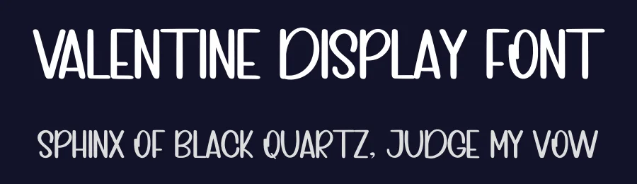 Valentine Display Font by inermediaSTUDIO — Display Font — thumbnail 2