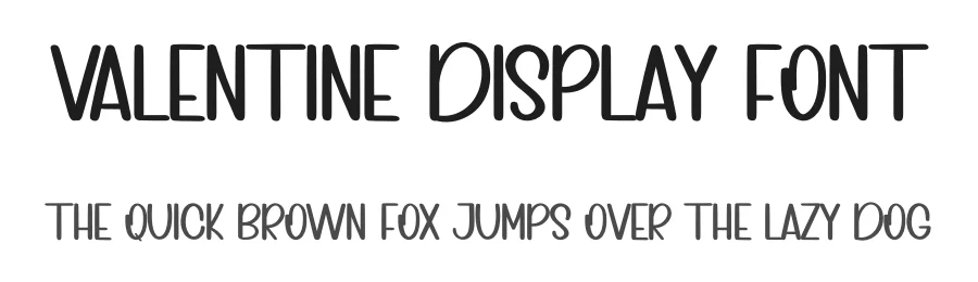 Valentine Display Font by inermediaSTUDIO — Display Font