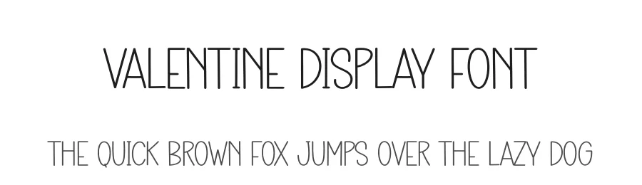 Valentine Display Font by andikastudio — Display Font