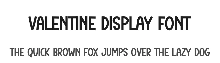 Valentine Display Font by creativeletter — Script Handwritten Font