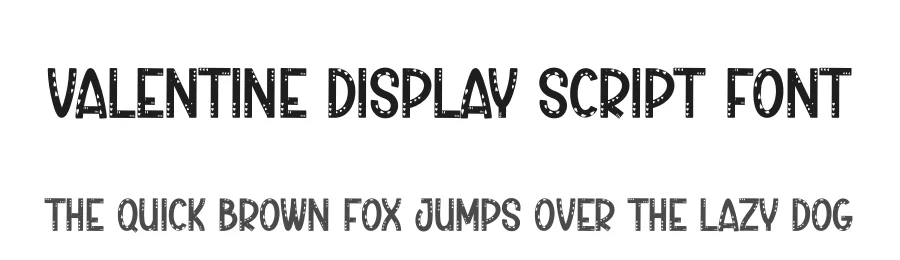 Valentine Display Script Font by creativeletter — Display Font