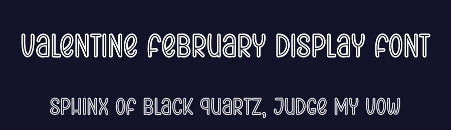 Valentine February Display Font by andikastudio — Display Font — thumbnail 2