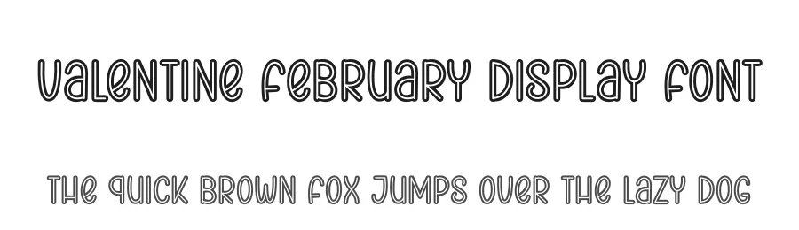 Valentine February Display Font by andikastudio — Display Font