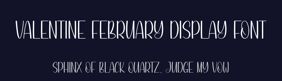 Valentine February Display Font by creativeletter — Display Font — thumbnail 2