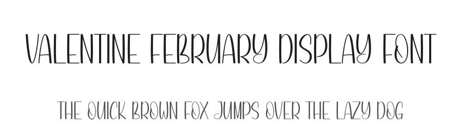 Valentine February Display Font by creativeletter — Display Font