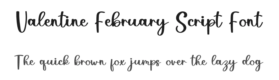 Valentine February Script Font by inermediaSTUDIO — Script Handwritten Font