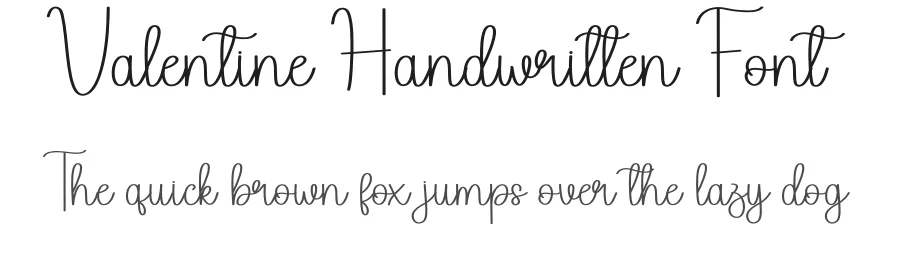 Valentine Handwritten Font by andikastudio — Script Handwritten Font