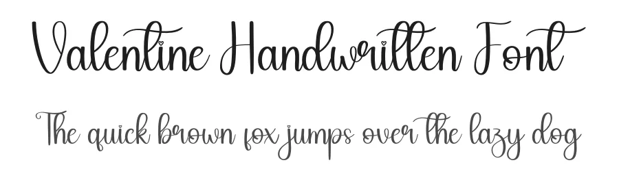 Valentine Handwritten Font by andikastudio — Script Handwritten Font