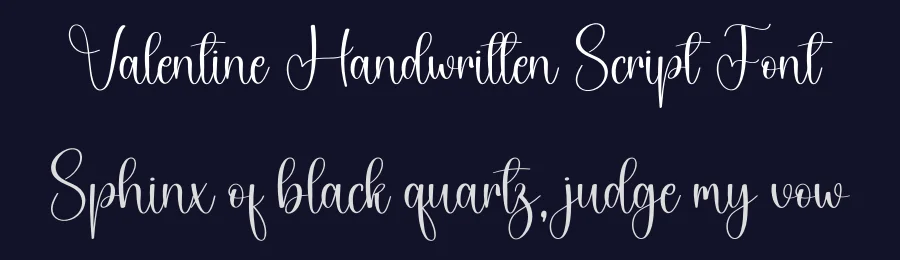 Valentine Handwritten Script Font by creativeletter — Script Handwritten Font — thumbnail 2