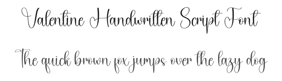 Valentine Handwritten Script Font by creativeletter — Script Handwritten Font
