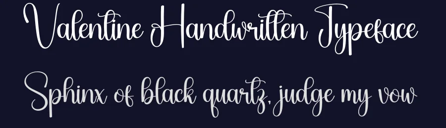 Valentine Handwritten Typeface by creativeletter — Script Handwritten Font — thumbnail 2