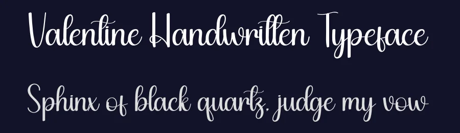 Valentine Handwritten Typeface by andikastudio — Script Handwritten Font — thumbnail 2