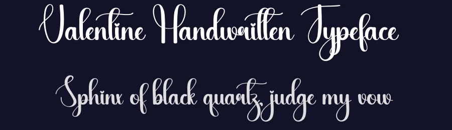 Valentine Handwritten Typeface by creativeletter — Script Handwritten Font — thumbnail 2