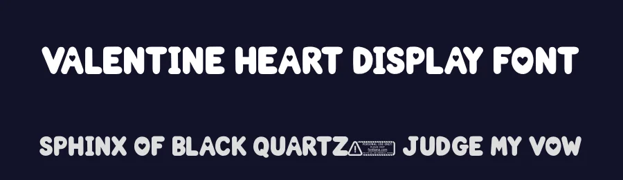 Valentine Heart Display Font by overlaytemplates — Display Font — thumbnail 2