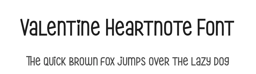 Valentine Heartnote Font by AEN Creative Studio — Display Font