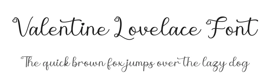 Valentine Lovelace Font by AEN Creative Studio — Script Handwritten Font