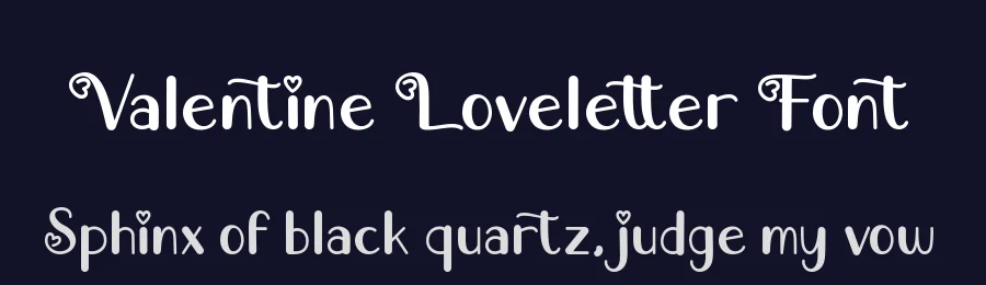 Valentine Loveletter Font by Agung Eko Nugroho — Display Font — thumbnail 2