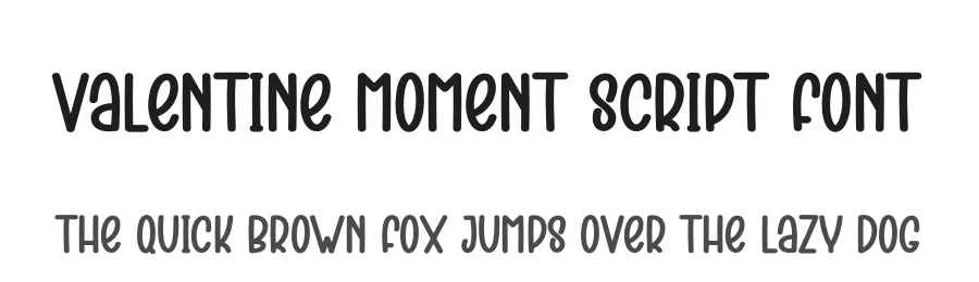 Valentine Moment Script Font by creativeletter — Script Handwritten Font