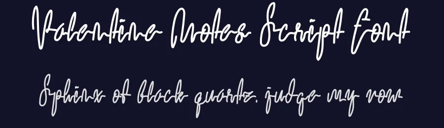 Valentine Notes Script Font by levincreative — Script Handwritten Font — thumbnail 2