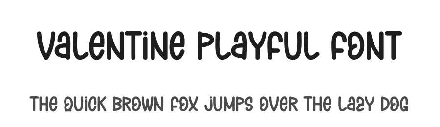 Valentine Playful Font by creativeletter — Script Handwritten Font