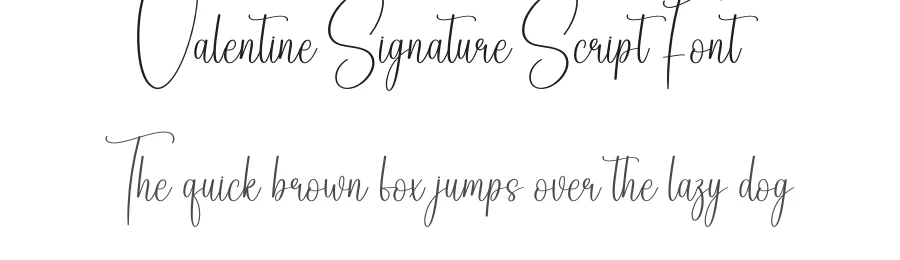 Valentine Signature Script Font by creativeletter — Script Handwritten Font