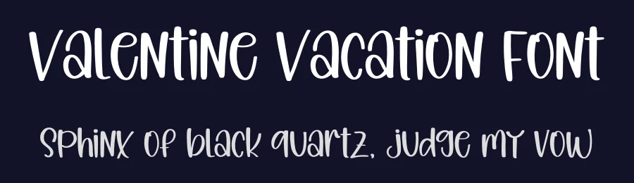 Valentine Vacation Font by inermediaSTUDIO — Display Font — thumbnail 2