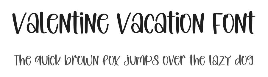 Valentine Vacation Font by inermediaSTUDIO — Display Font
