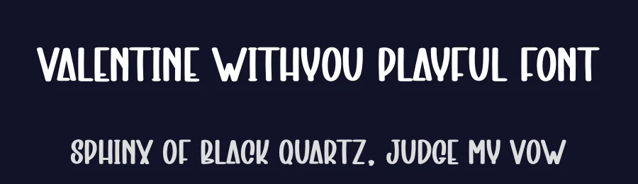 Valentine Withyou Playful Font by creativeletter — Script Handwritten Font — thumbnail 2