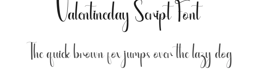 Valentineday Script Font by andikastudio — Script Handwritten Font