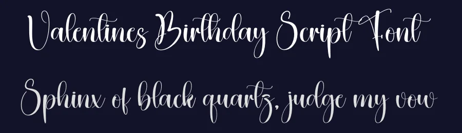 Valentines Birthday Script Font by creativeletter — Script Handwritten Font — thumbnail 2
