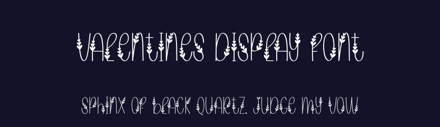 Valentines Display Font by creativeletter — Display Font — thumbnail 2