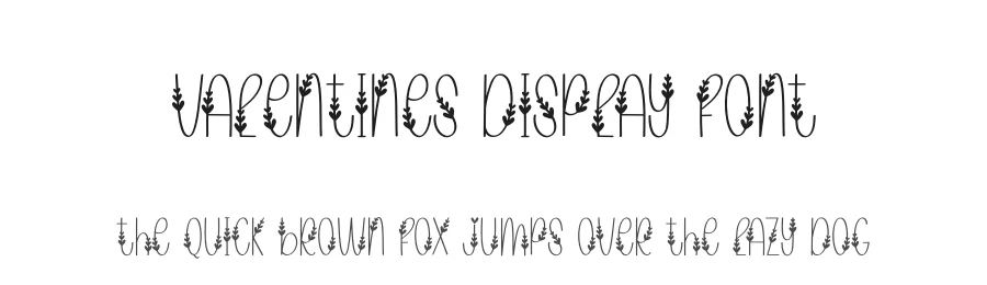 Valentines Display Font by creativeletter — Display Font